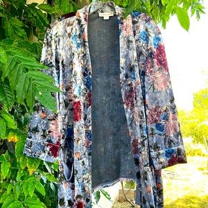 Coldwater Creek Floral Jacket